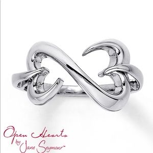 KAY jewelers Infinity heart ring.